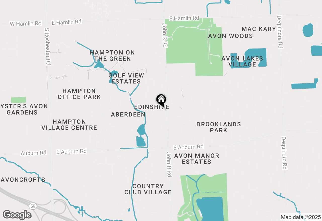 Map of 980 Briston Drive, Rochester Hills, MI 48307