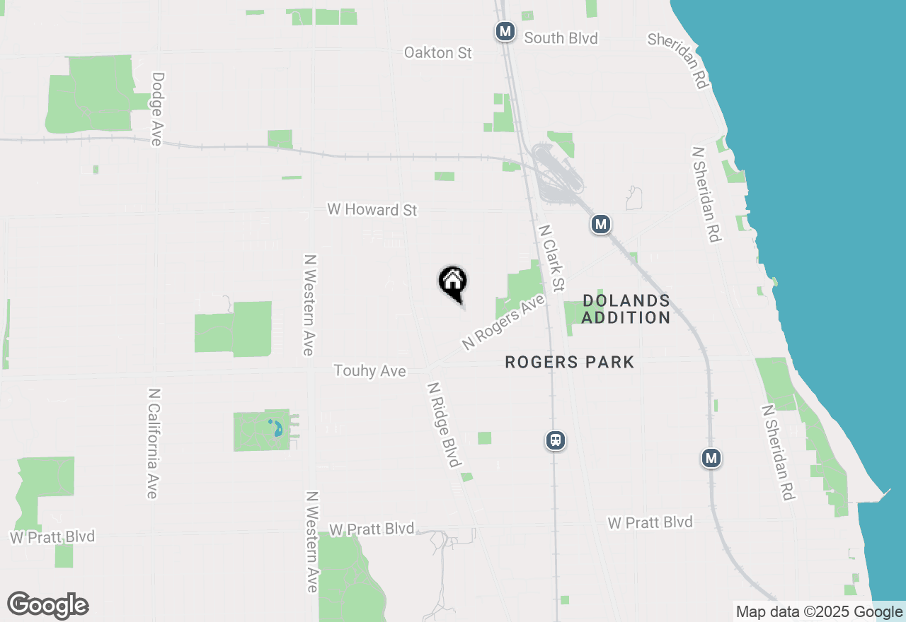 Map of 2029 W Jarvis Avenue #2, Chicago, IL 60645