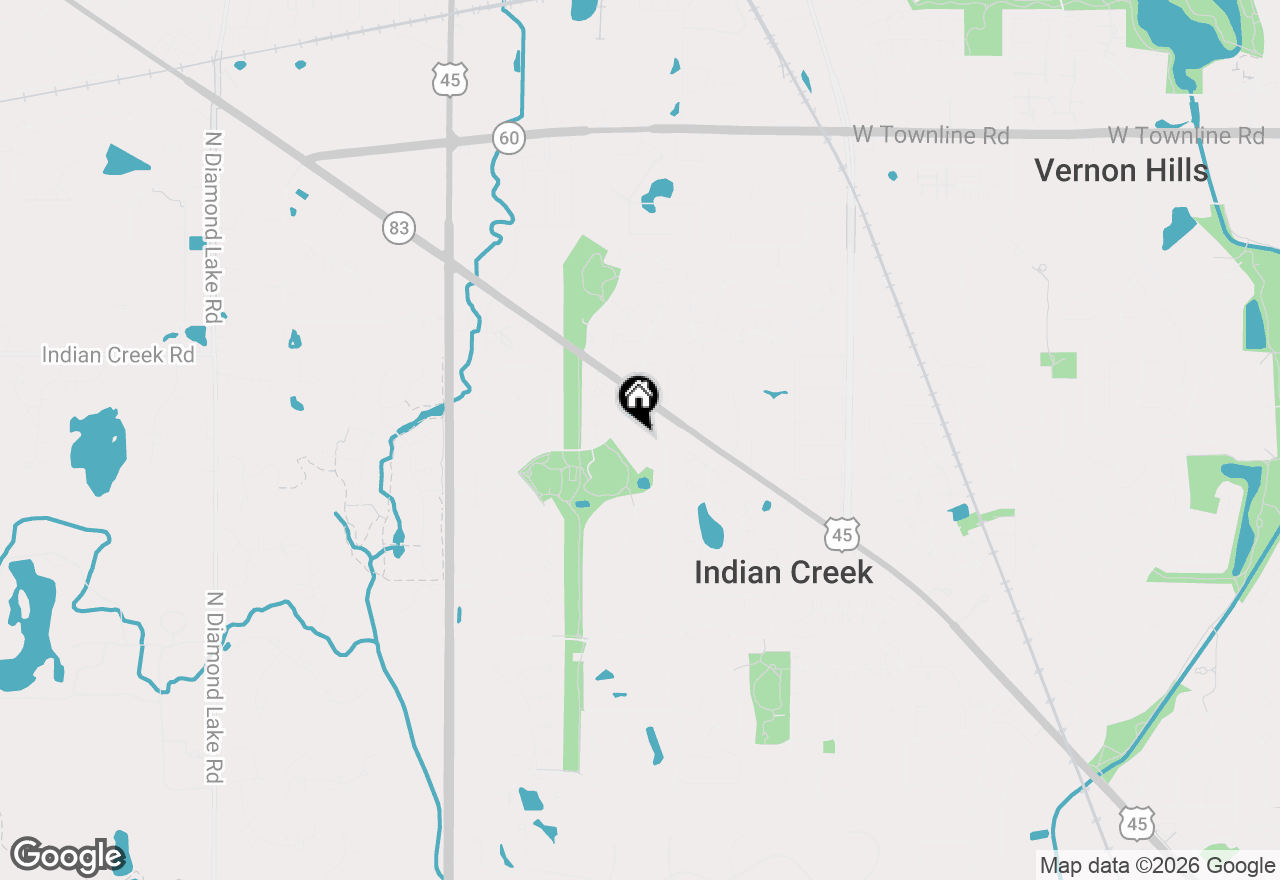Map of 249 Pontiac Lane, Vernon Hills, IL 60061