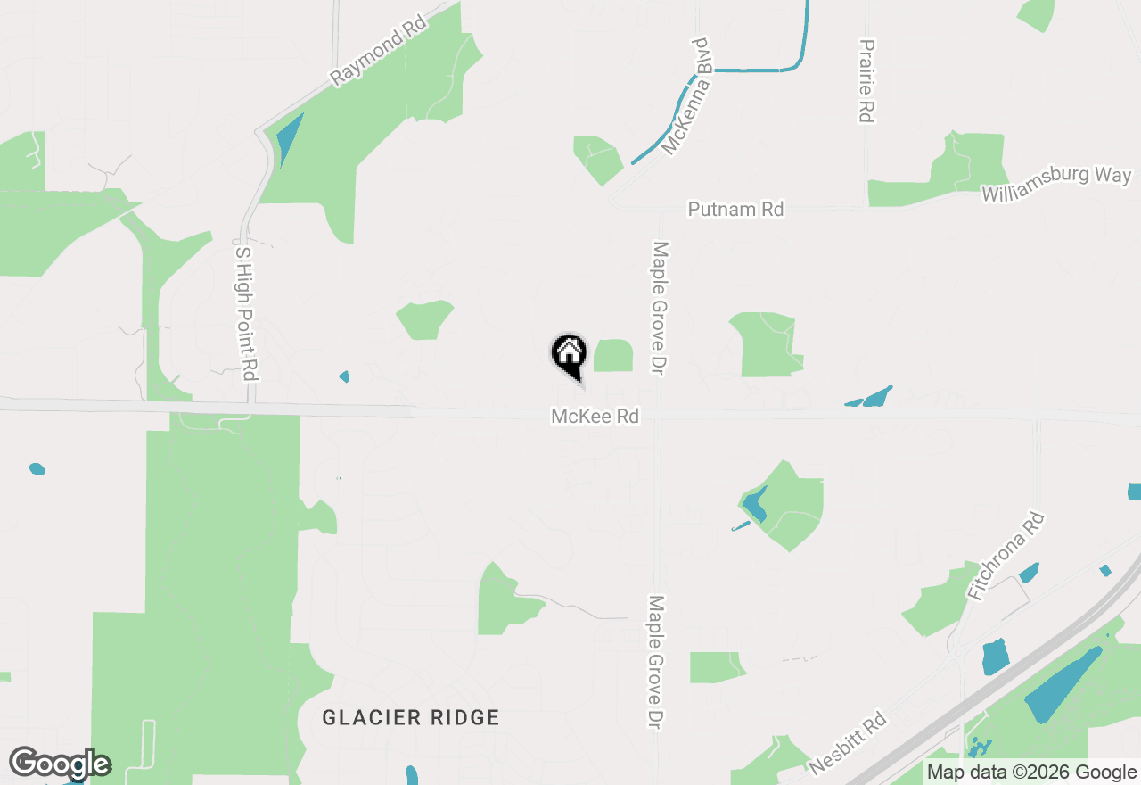 Map of 6941 Chester Drive #G, Madison, WI 53719