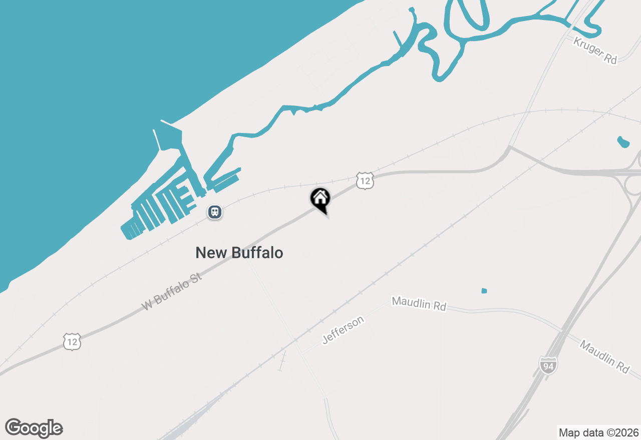 Map of 20 S Bronson Street, New Buffalo, MI 49117