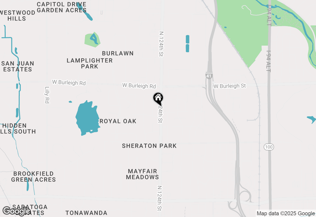 Map of 2925 N 124th St, Brookfield, WI 53005