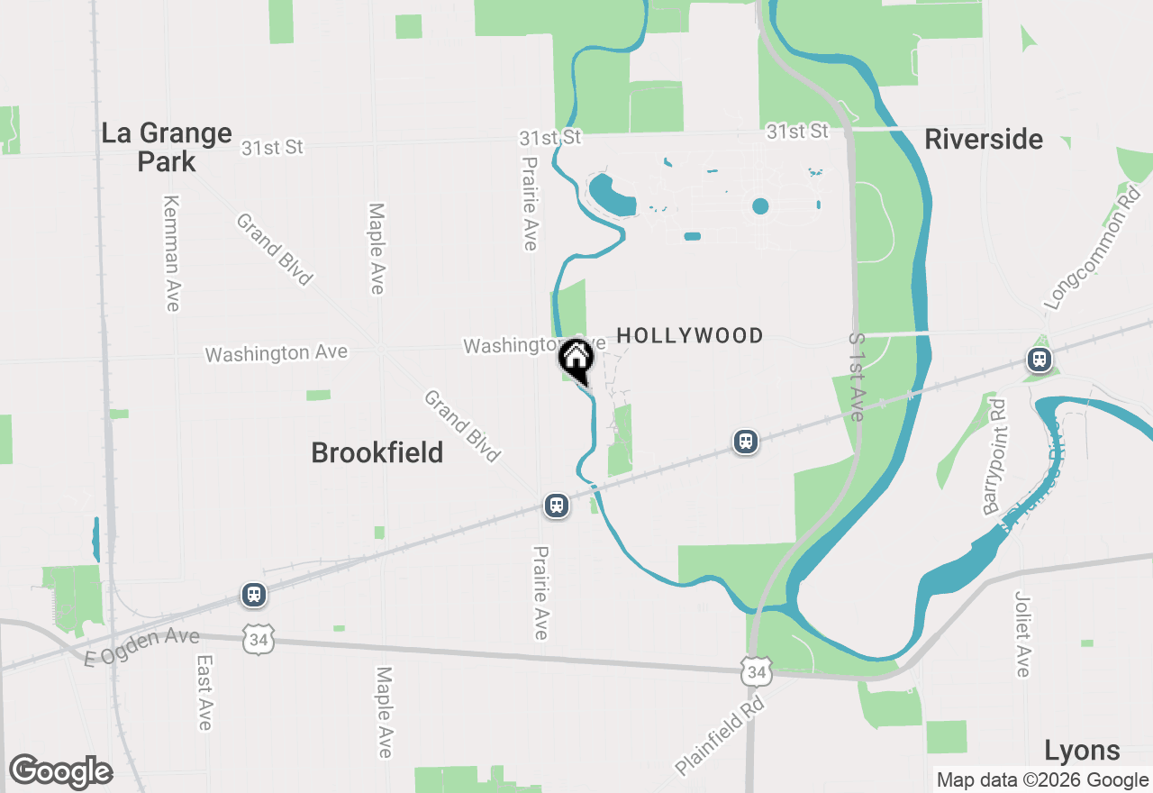 Map of 3601 Forest Avenue, Brookfield, IL 60513