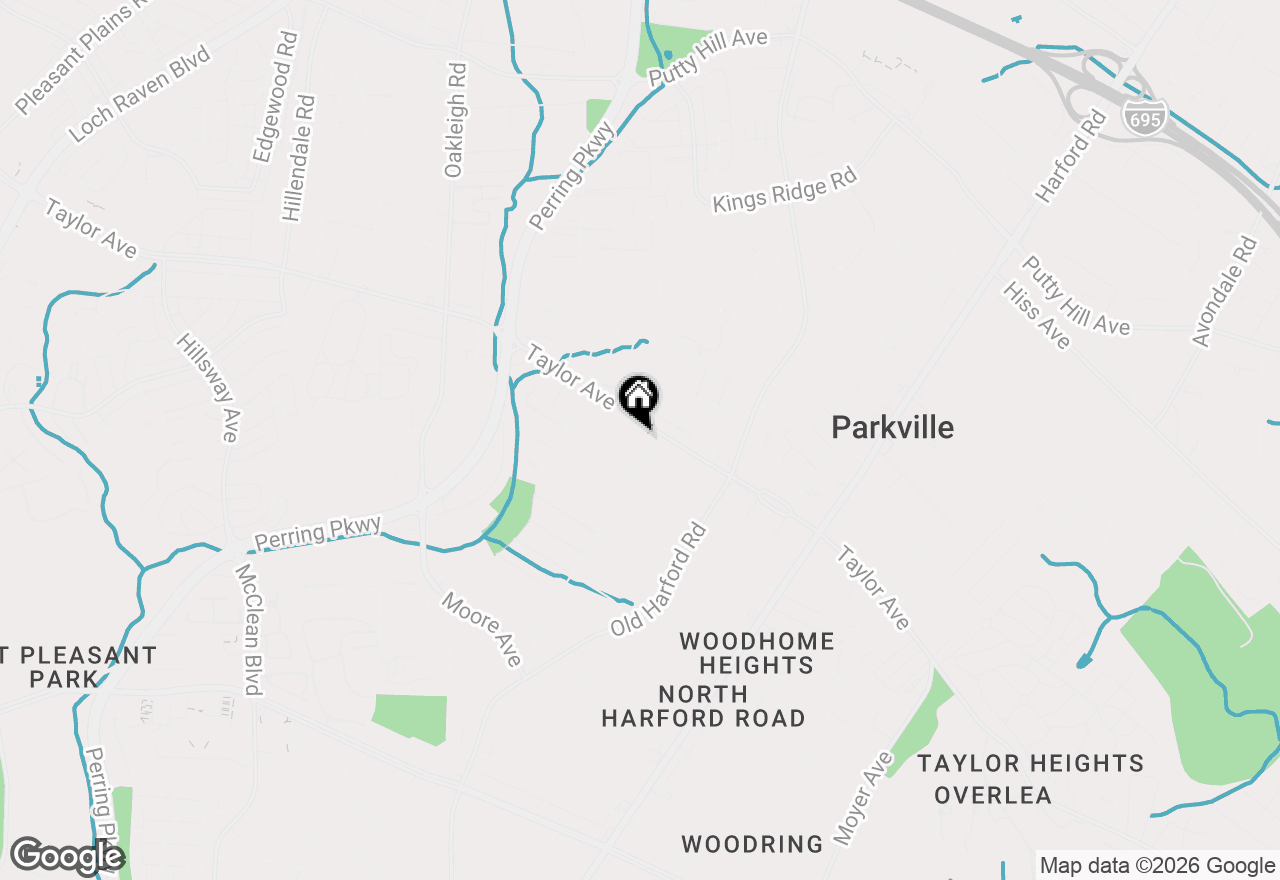 Map of 2528 Wendover Road #A, Baltimore, MD 21234