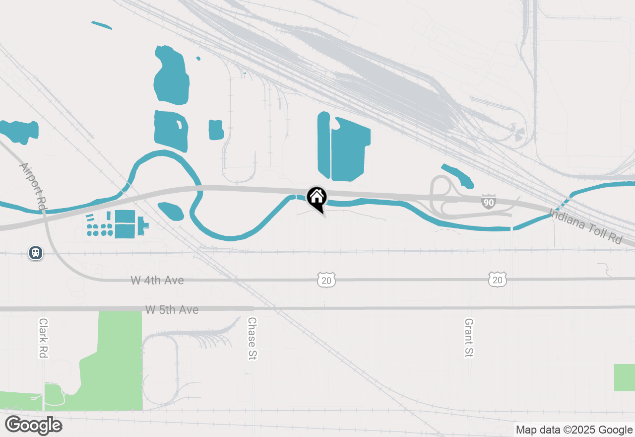Map of 125 Marshall Street, Gary, IN 46404