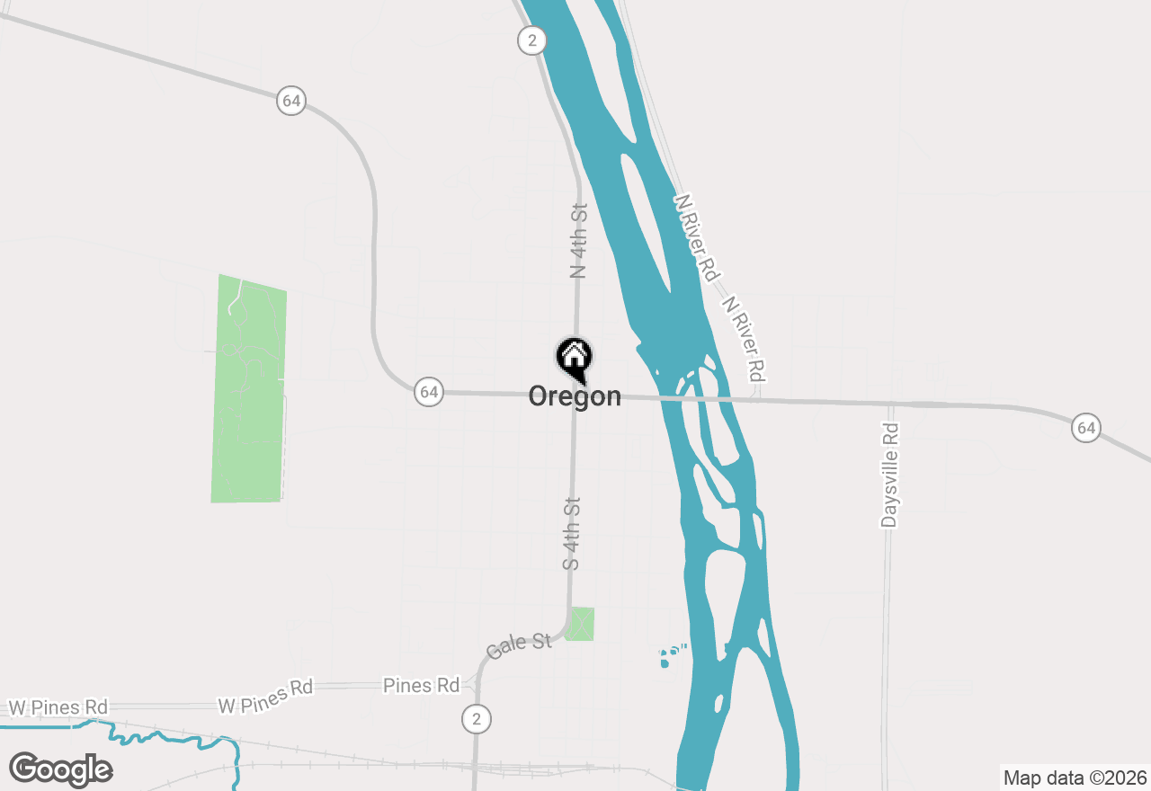 Map of 261 W Red Tail Lane, Oregon, IL 61061