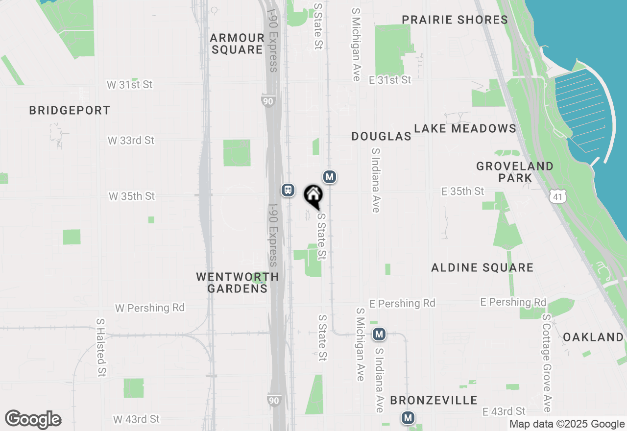 Map of 3551 S Dearborn Street, Chicago, IL 60609