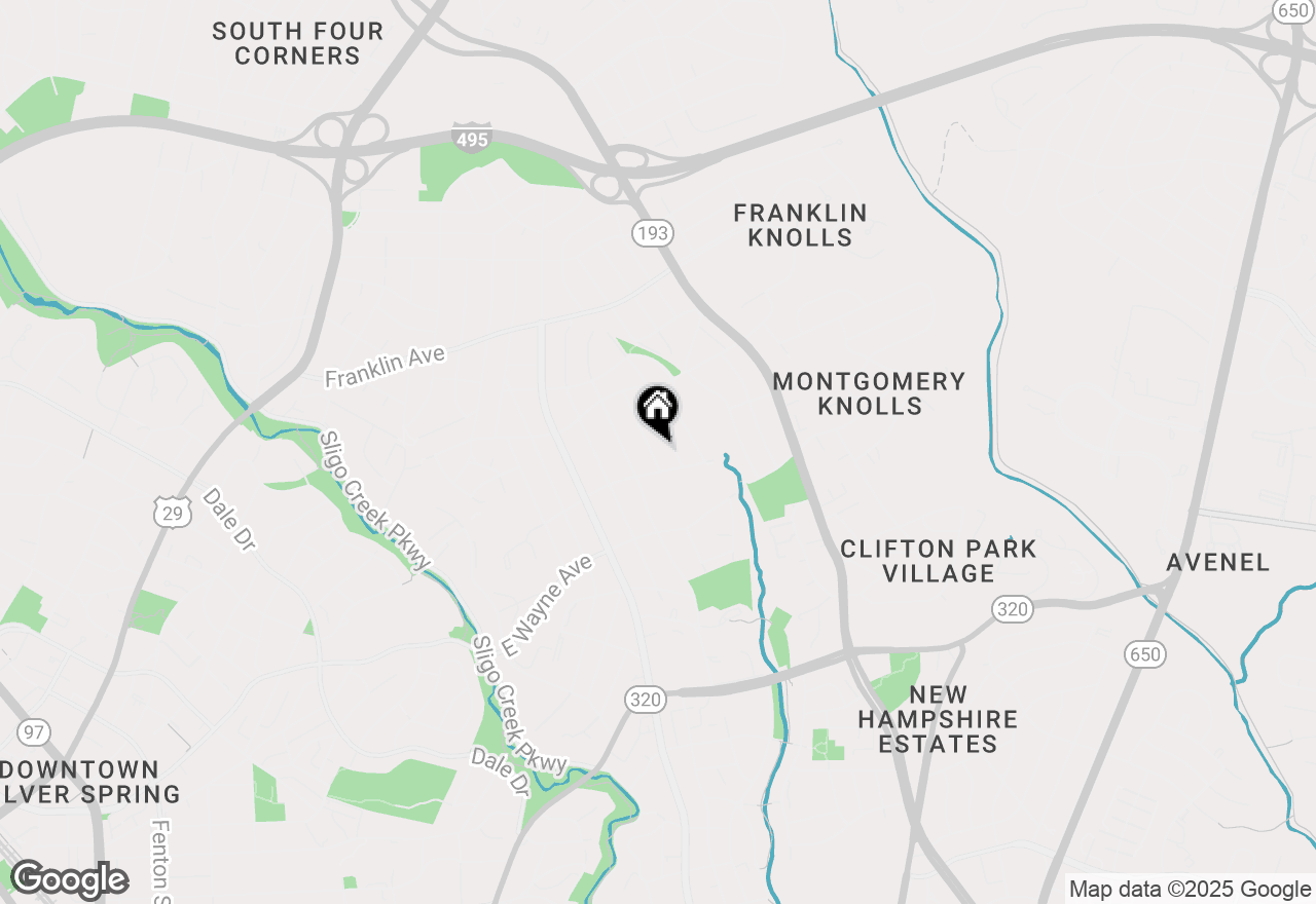 Map of 9207 Whitney Street, Silver Spring, MD 20901