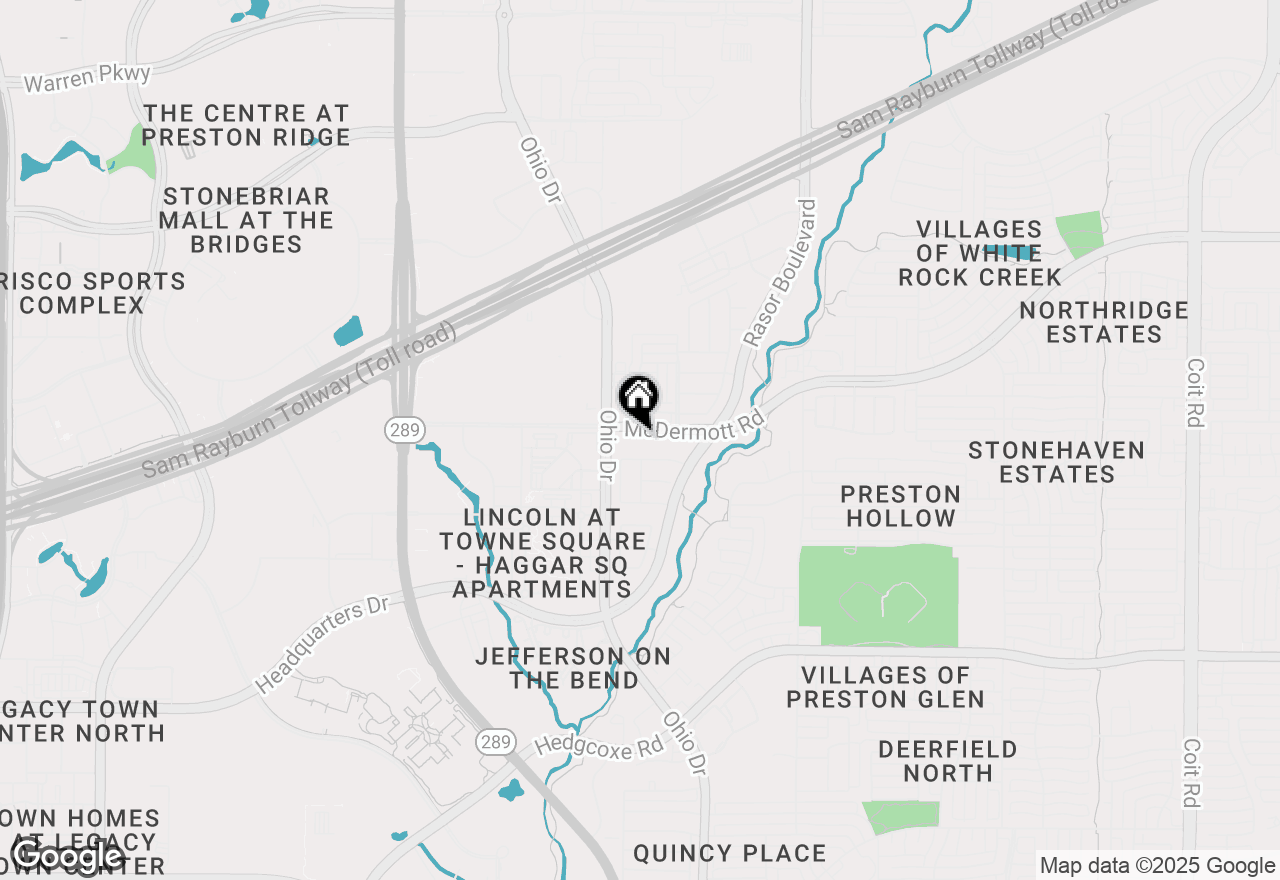 Map of 4686 Mcdermott Road #204, Plano, TX 75024