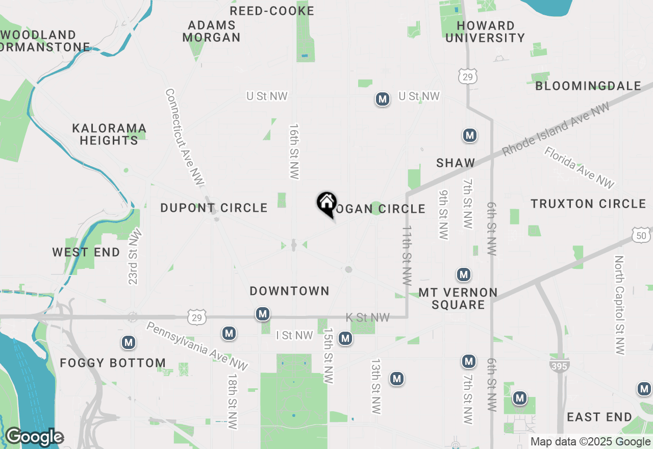 Map of 1441 Rhode Island Avenue Nw #309, Washington, DC 20005