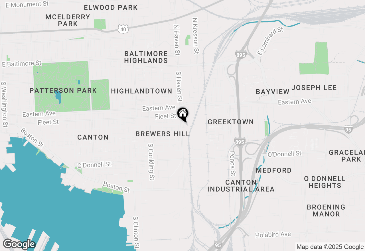 Map of 641 S Haven Street, Baltimore, MD 21224