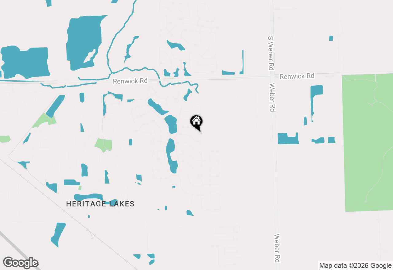 Map of 16220 Goose Lake Drive, Crest Hill, IL 60403