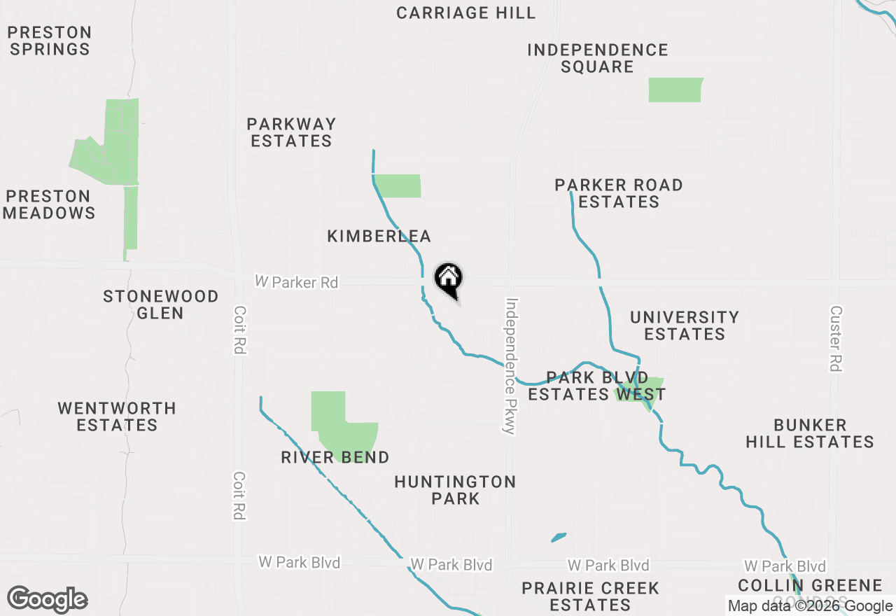 Map of 3200 Bandolino Lane, Plano, TX 75075