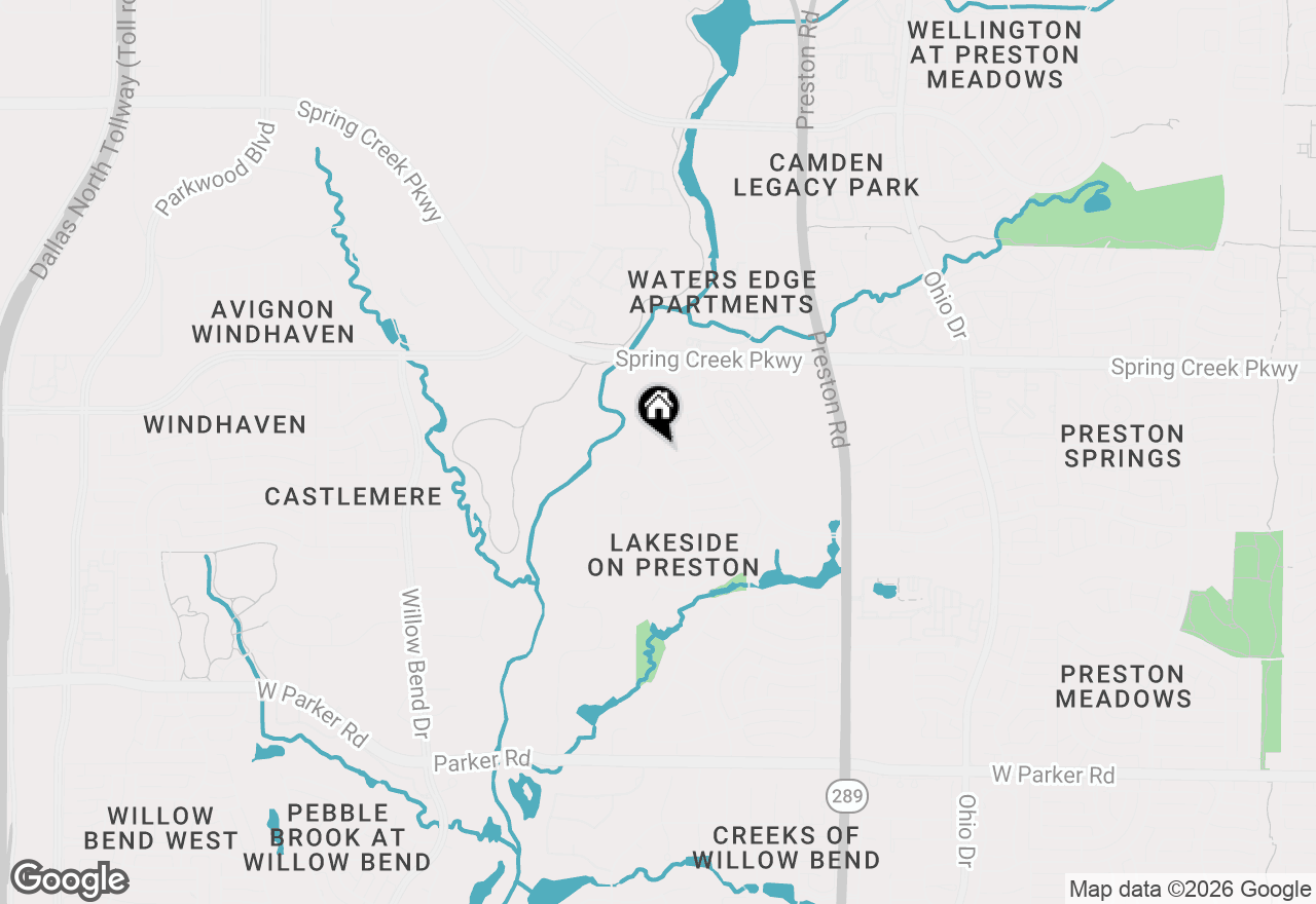 Map of 5825 Dove Creek Lane, Plano, TX 75093