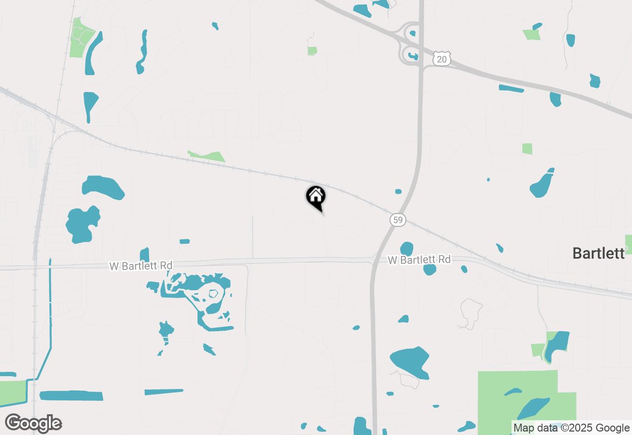 Map of 1210 Wild Tulip Circle, Bartlett, IL 60103