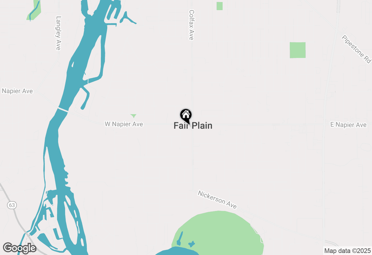 Map of 130 W Napier Avenue, Benton Harbor, MI 49022