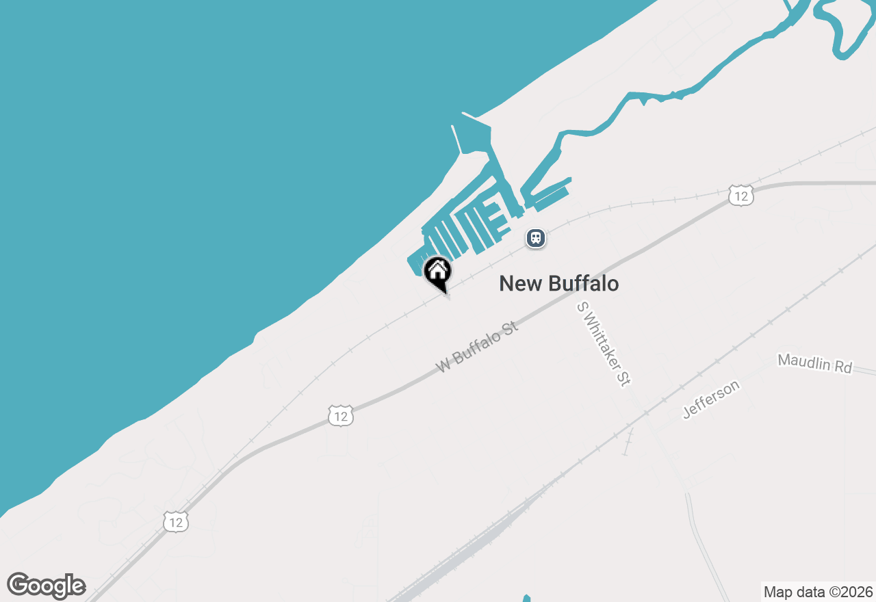 Map of 600 W Mechanic Street, New Buffalo, MI 49117