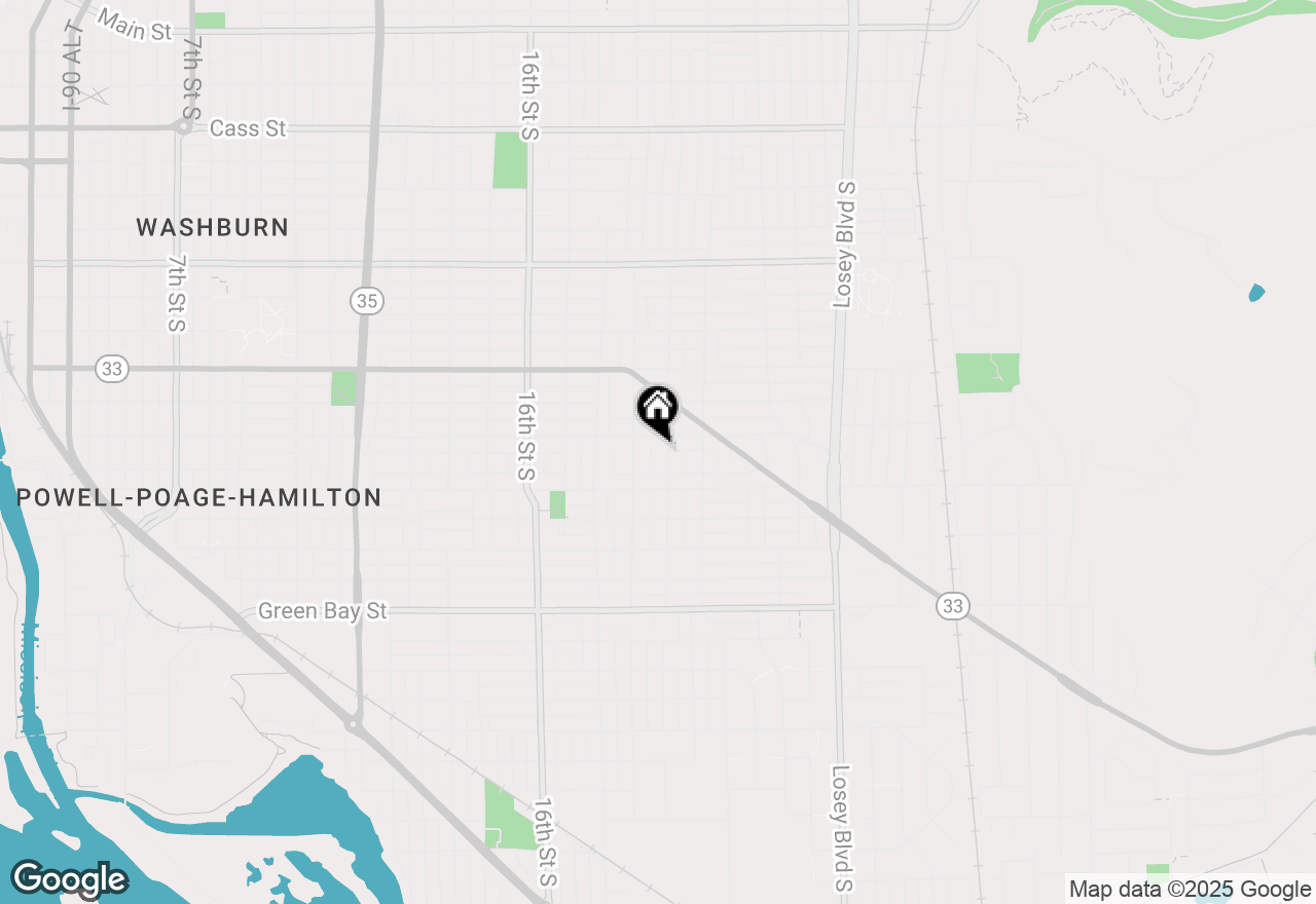 Map of 1214 20th St S, La Crosse, WI 54601