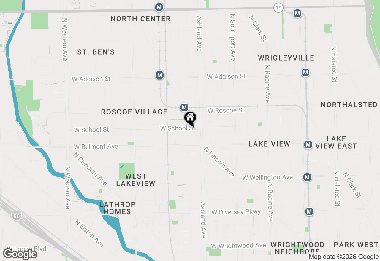 Map of (Address confidential), Chicago, Illinois 60657