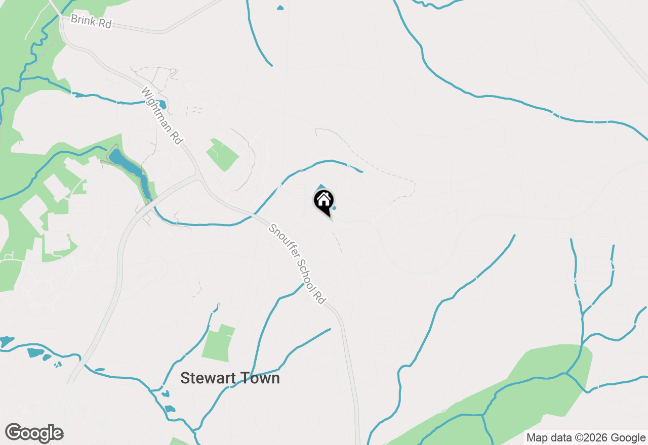Map of 8711 Ravenglass Way, Montgomery Village, MD 20886