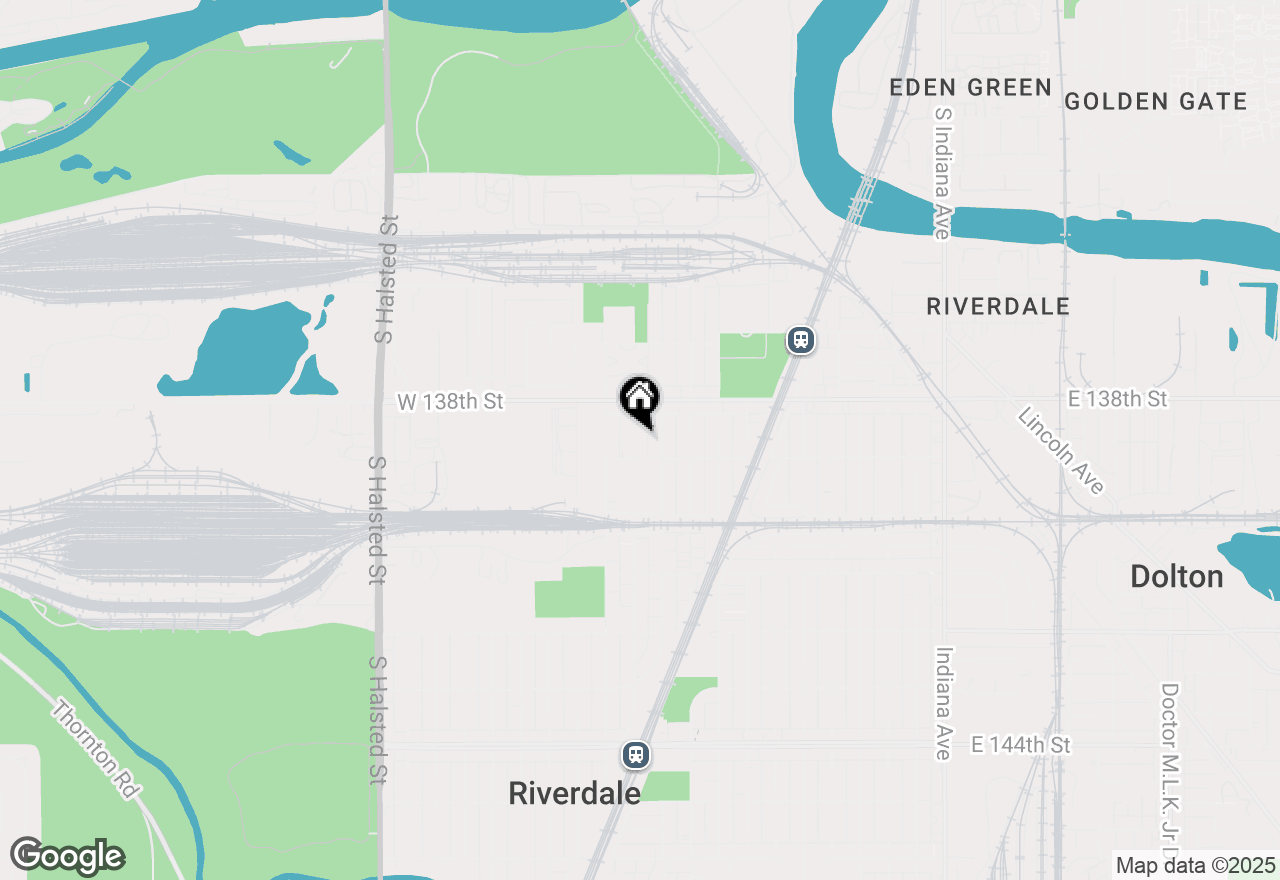 Map of 13827 S Tracy Avenue, Riverdale, IL 60827