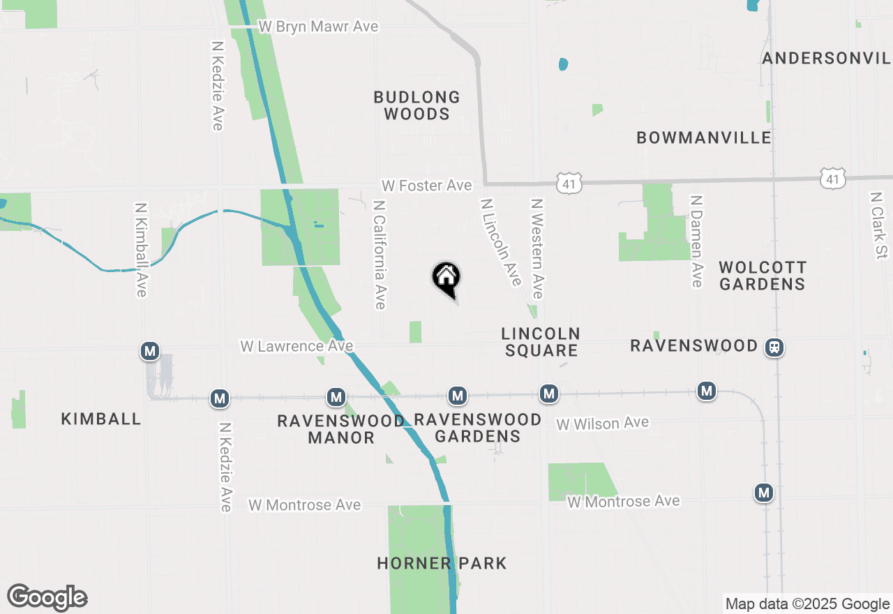 Map of 4859 N Talman Avenue #1, Chicago, IL 60625