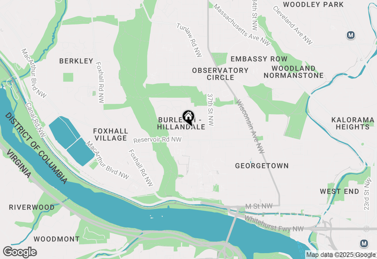 Map of 3982 Georgetown Court Nw, Washington, DC 20007