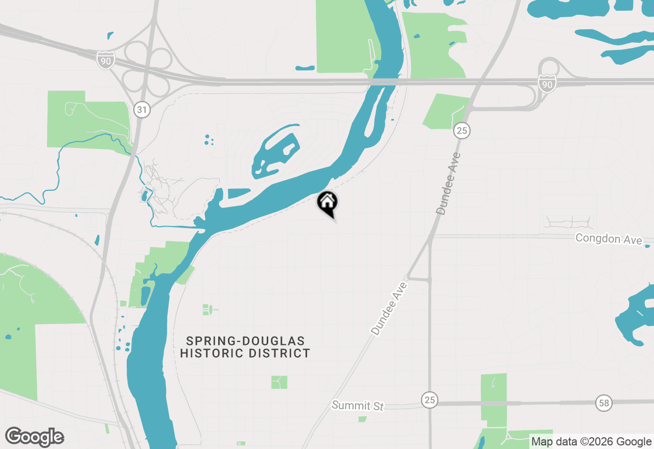 Map of 381 River Bluff Road, Elgin, IL 60120