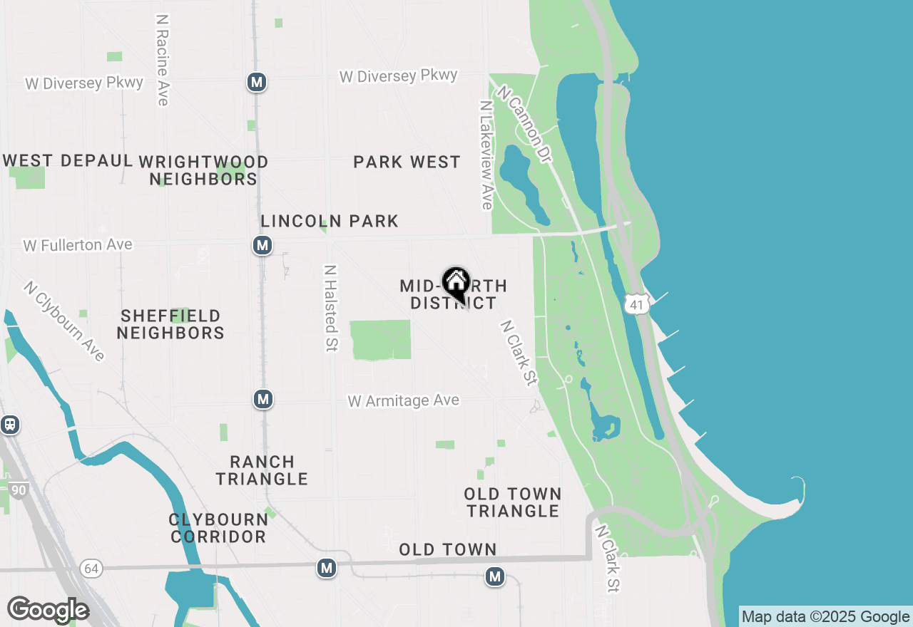 Map of 2201 N Cleveland Avenue #305, Chicago, IL 60614