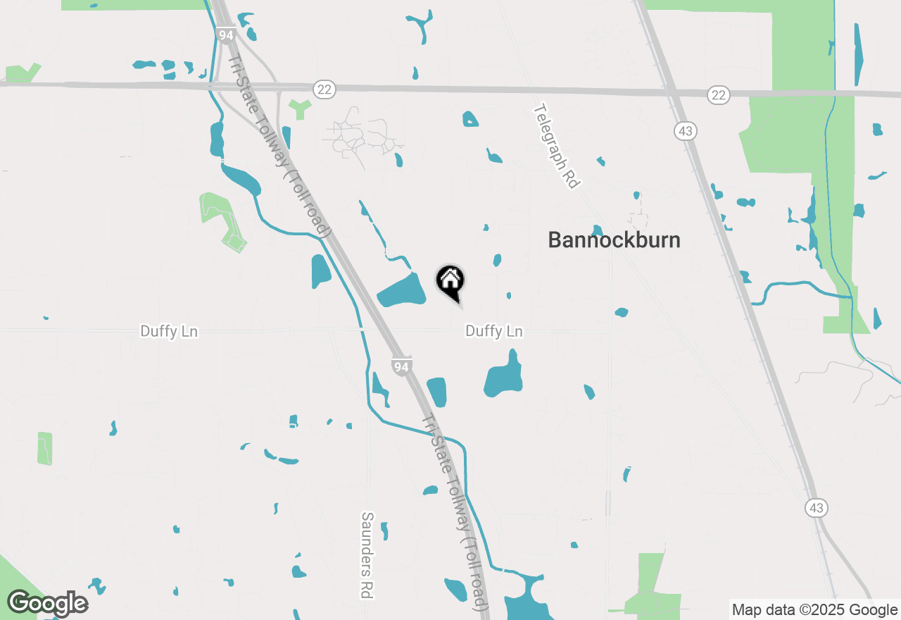 Map of 2060 Duffy Lane, Bannockburn, IL 60015