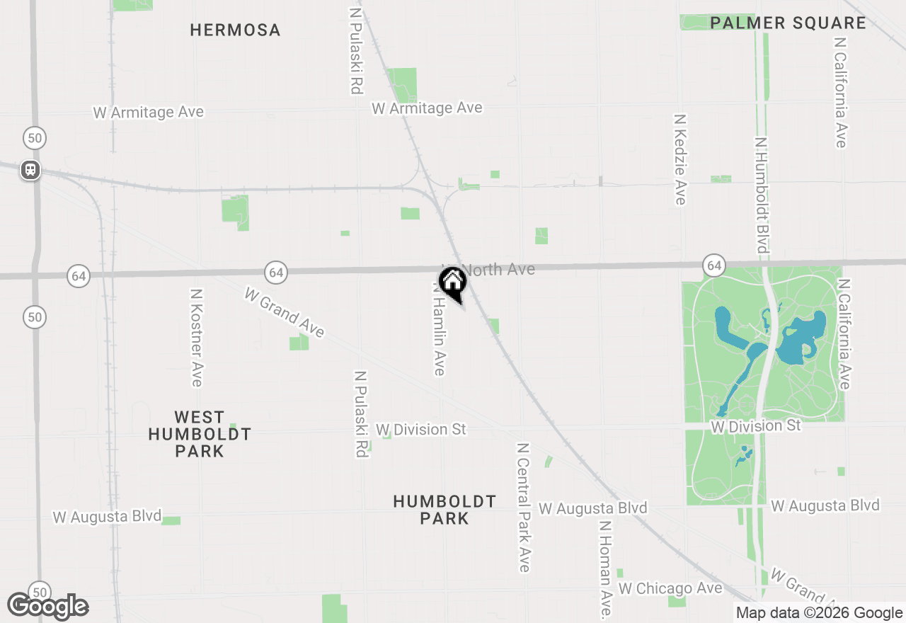 Map of 3741 W Le Moyne Street, Chicago, IL 60651