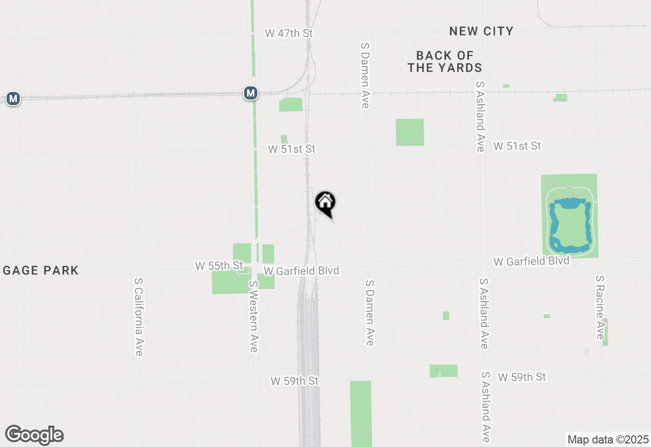 Map of 2131 W 53rd Place #2, Chicago, IL 60609