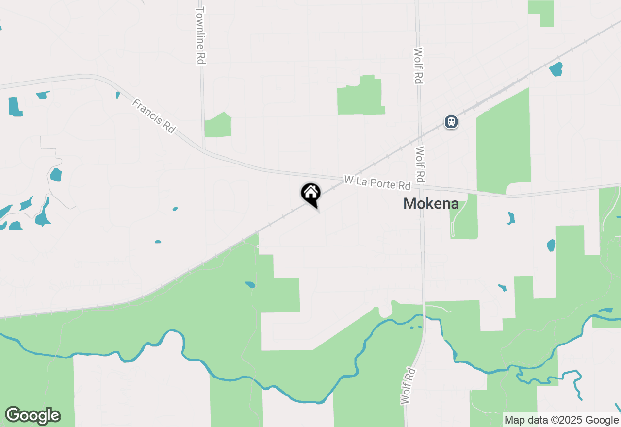 Map of 11600 N Brightway Drive, Mokena, IL 60448