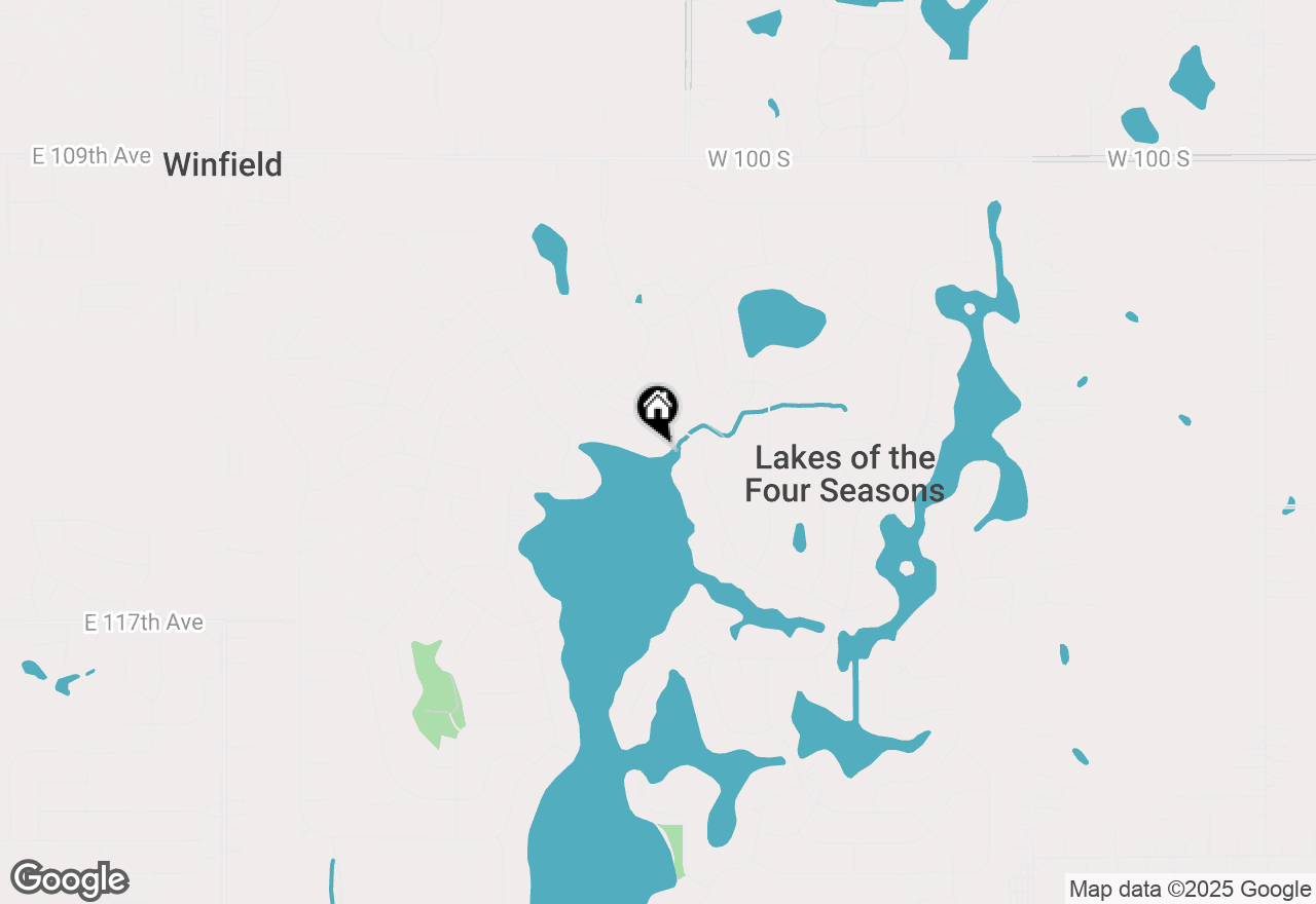 Map of 2517 E Lakeshore Drive, Crown Point, IN 46307