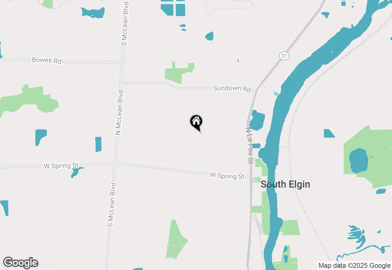 Map of 531 Martin Drive, South Elgin, IL 60177