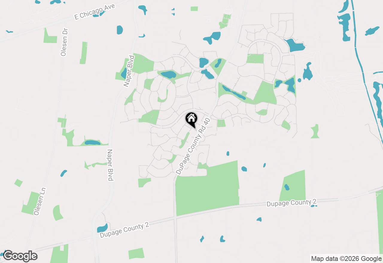 Map of 6644 Stowe Court, Lisle, IL 60532