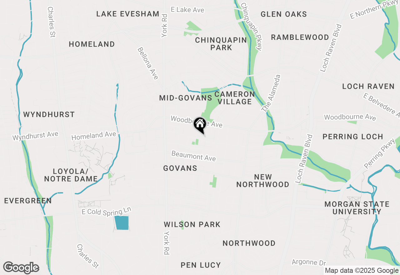 Map of 728 Glenwood Avenue, Baltimore, MD 21212