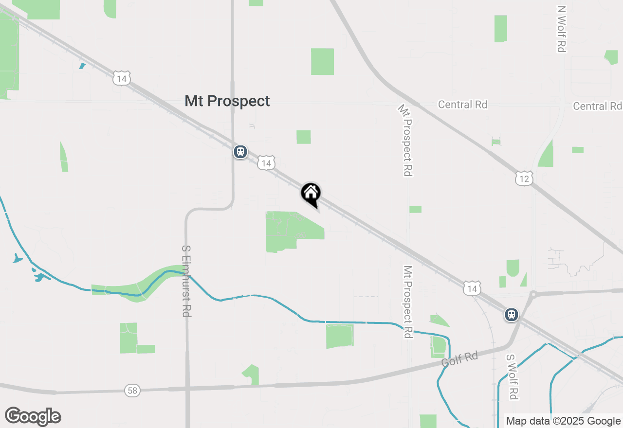 Map of 549 E Lincoln Street #549, Mount Prospect, IL 60056