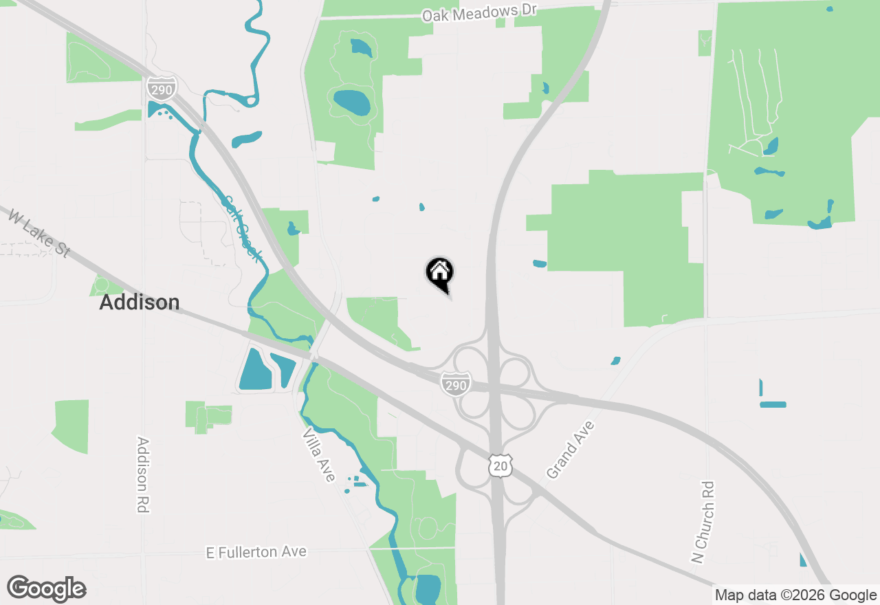 Map of 198 N Catalpa Street, Addison, IL 60101