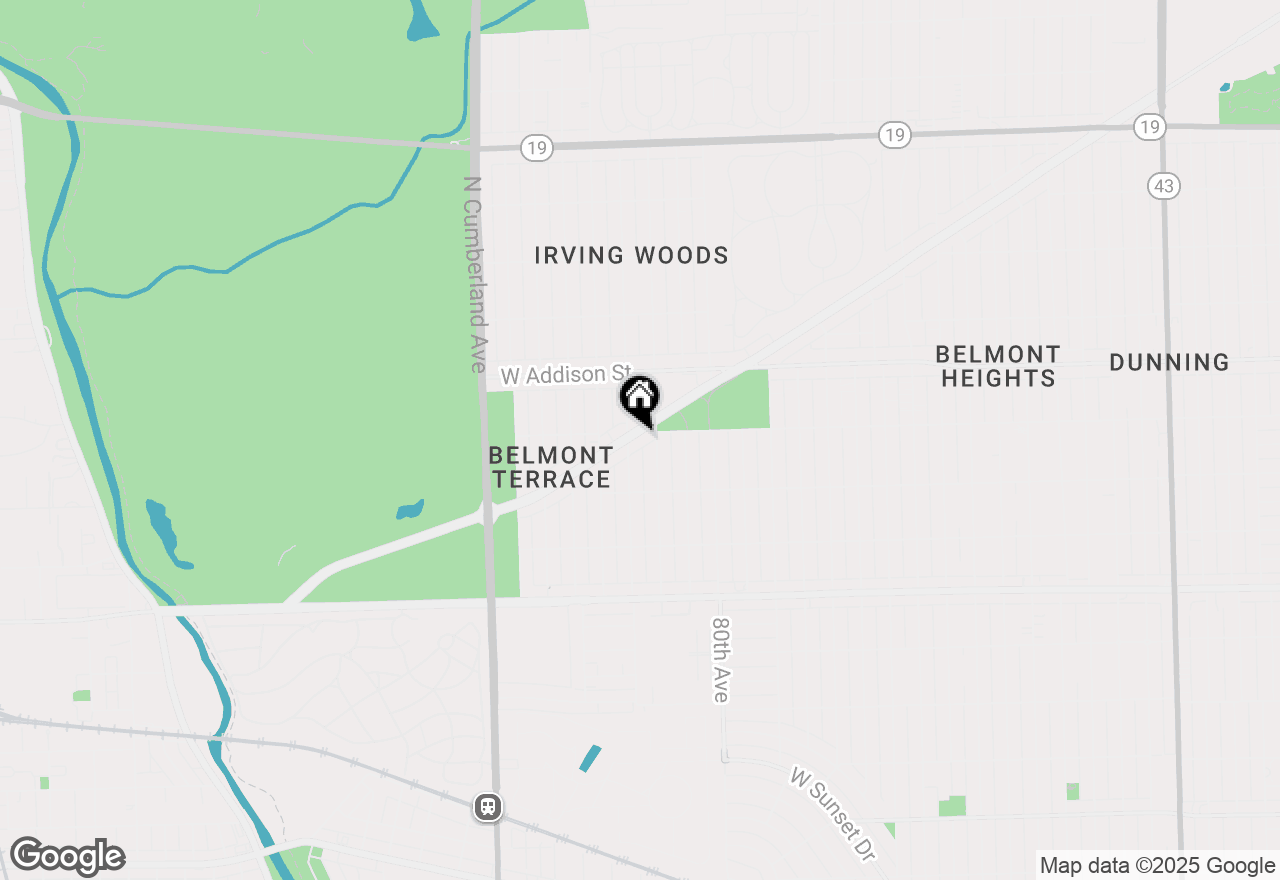 Map of 8121 W Forest Preserve Drive, Chicago, IL 60634