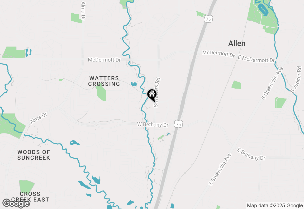 Map of 610 S Watters Road #100, Allen, TX 75013