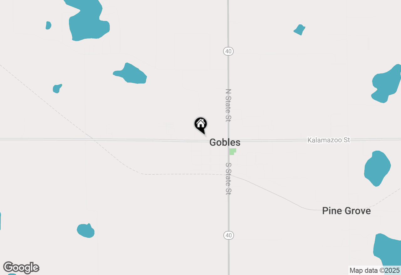Map of 310 W Van Buren St, Gobles, MI 49055