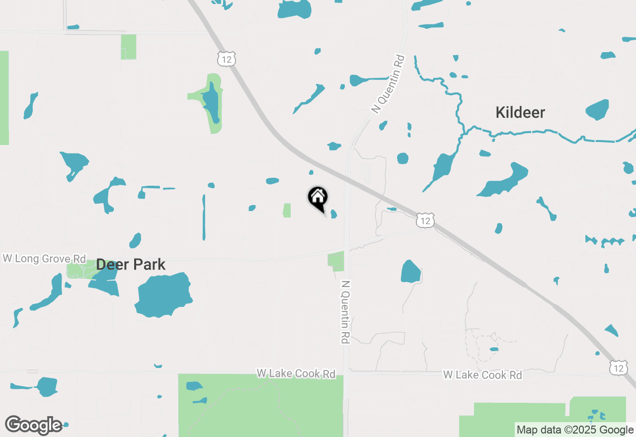 Map of 22118 W Casa Bella View, Kildeer, IL 60047