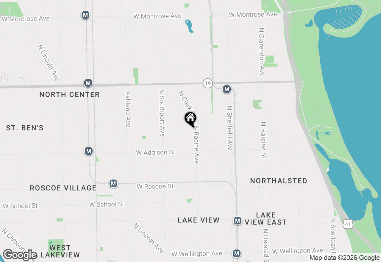 Map of 3711 N Magnolia Avenue, Chicago, IL 60613