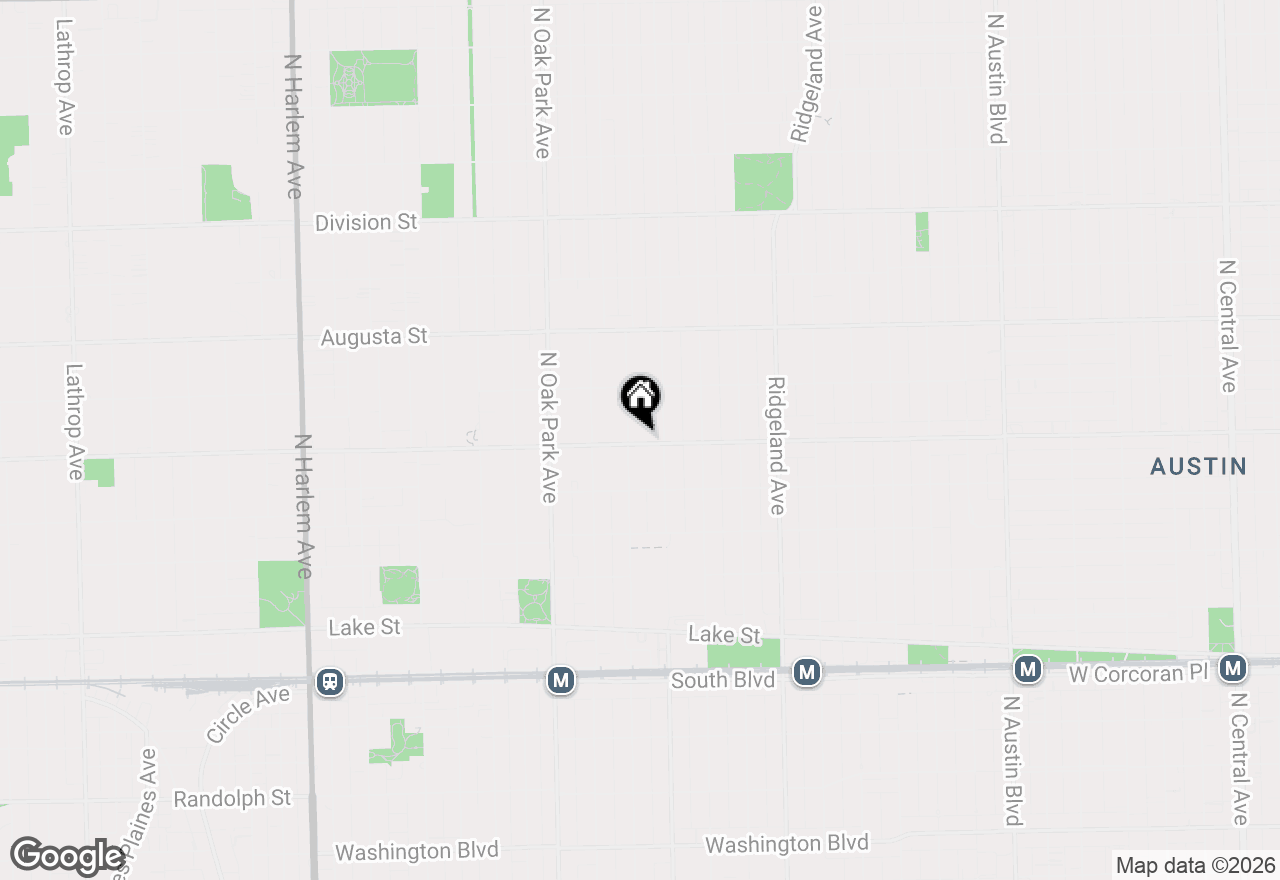 Map of 500 Linden Avenue, Oak Park, IL 60302