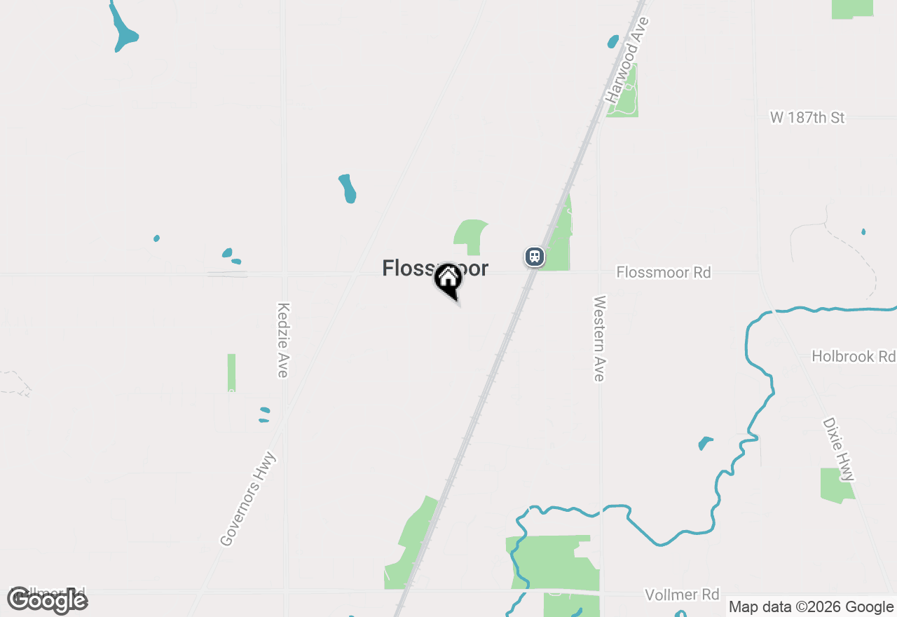 Map of 1146 Douglas Avenue, Flossmoor, IL 60422