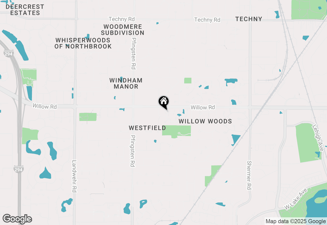 Map of 2576 Brian Drive, Northbrook, IL 60062