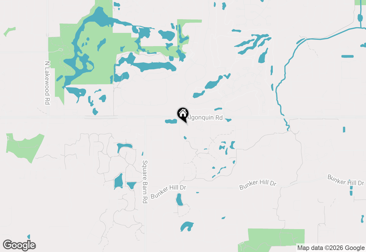 Map of 8 Liam Court, Algonquin, IL 60102