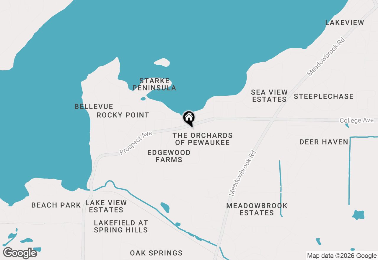 Map of W271N2641 Pear Tree Ln, Pewaukee, WI 53072