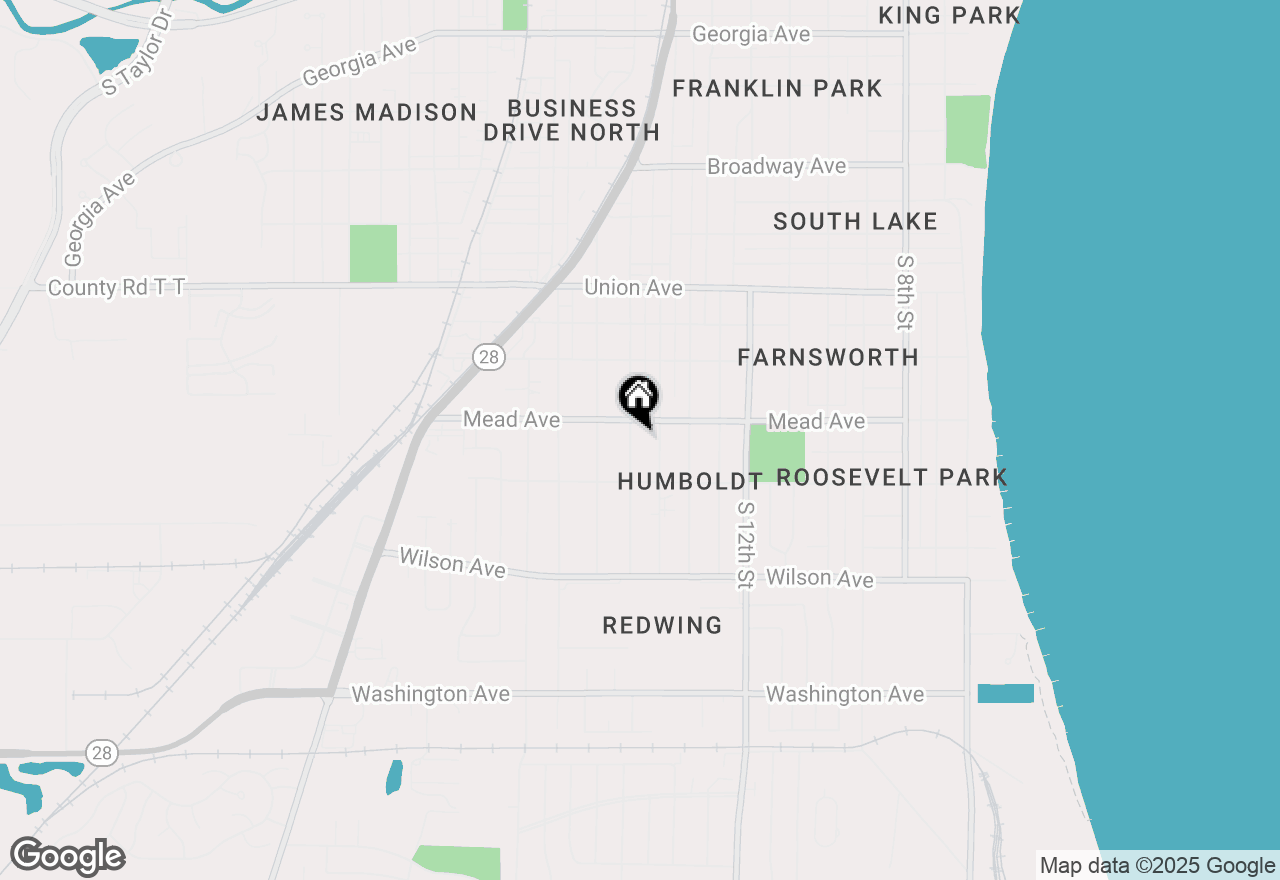 Map of 2519 S 15th St, Sheboygan, WI 53081